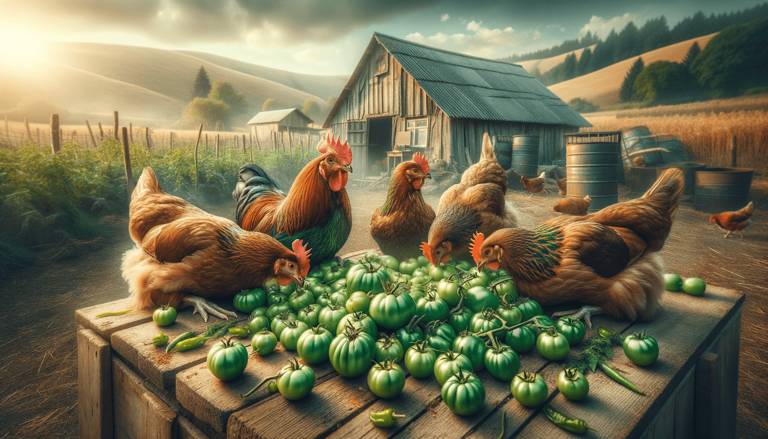Can Chickens Eat Green Tomatoes?