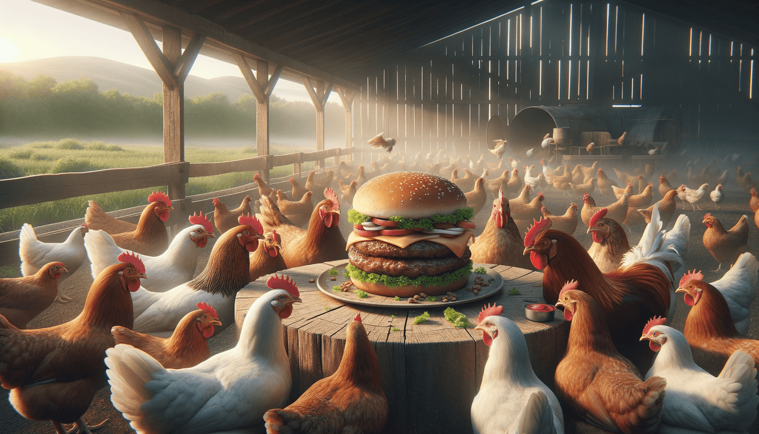 Can Chickens Eat Hamburger Meat?