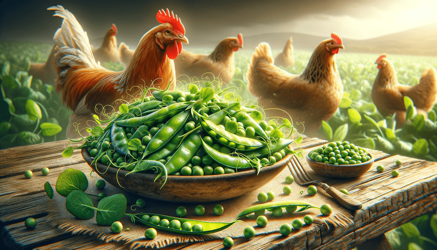 Can Chickens Eat Pea Shoots?