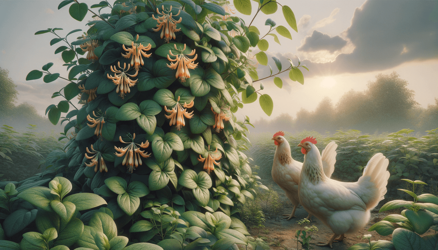 Can Chickens Eat Honeysuckle?
