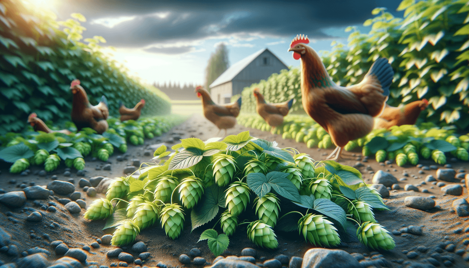 Can Chickens Eat Hops?