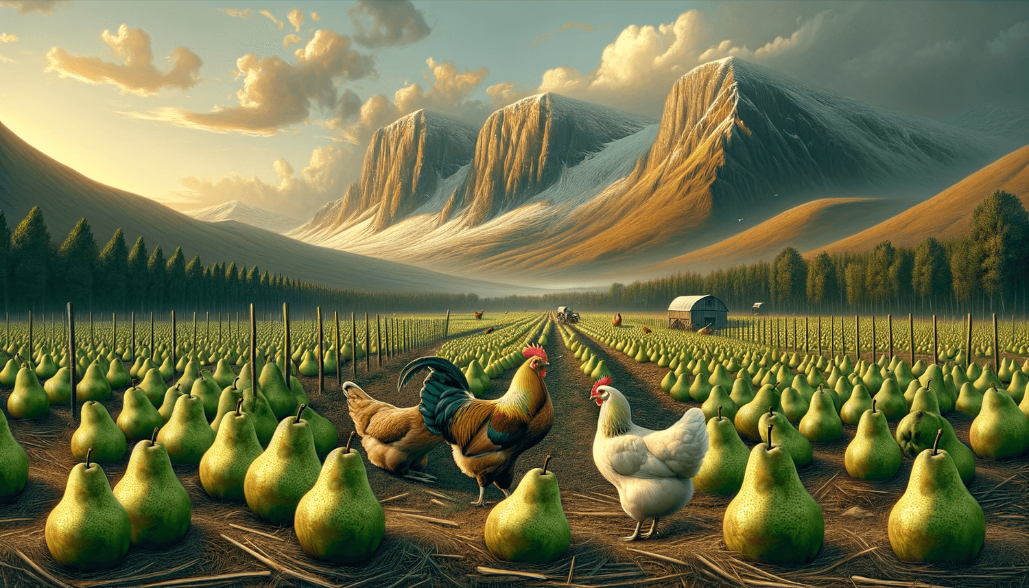 Can Chickens Eat Pear Cores?
