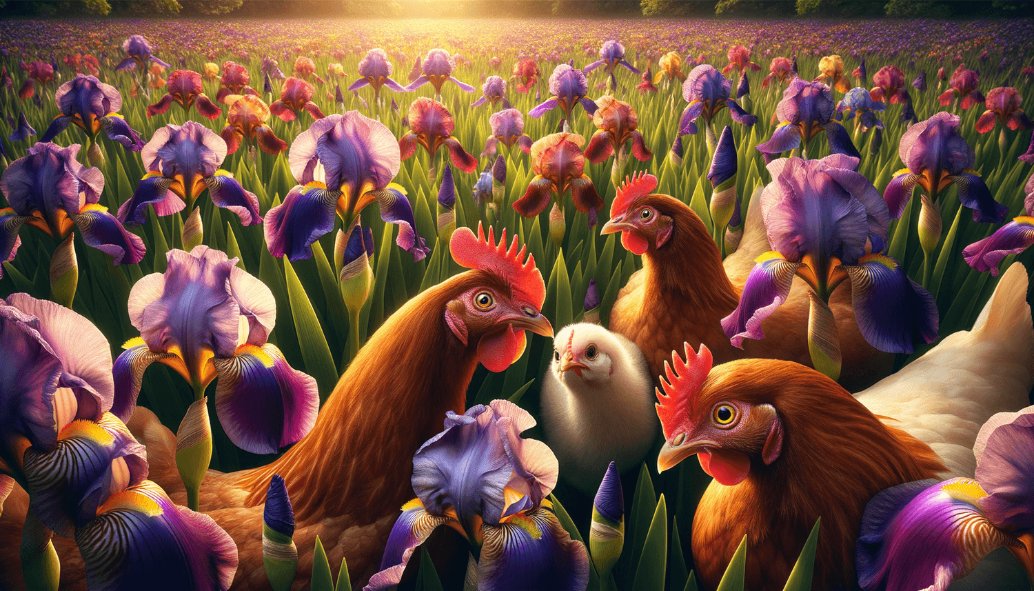 Can Chickens Eat Irises?