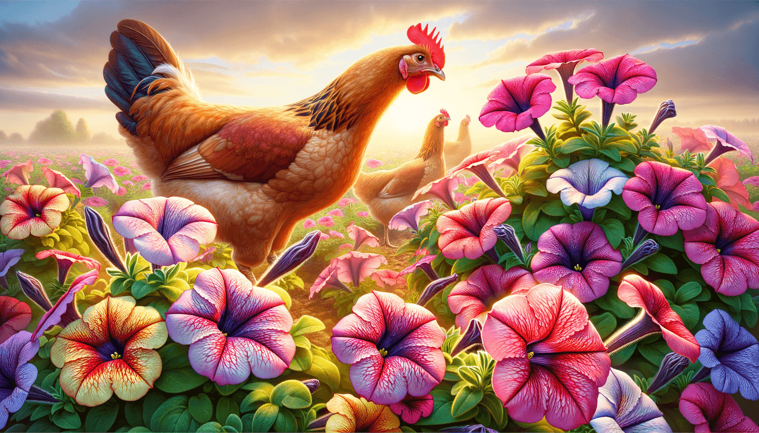Can Chickens Eat Petunia Flowers?