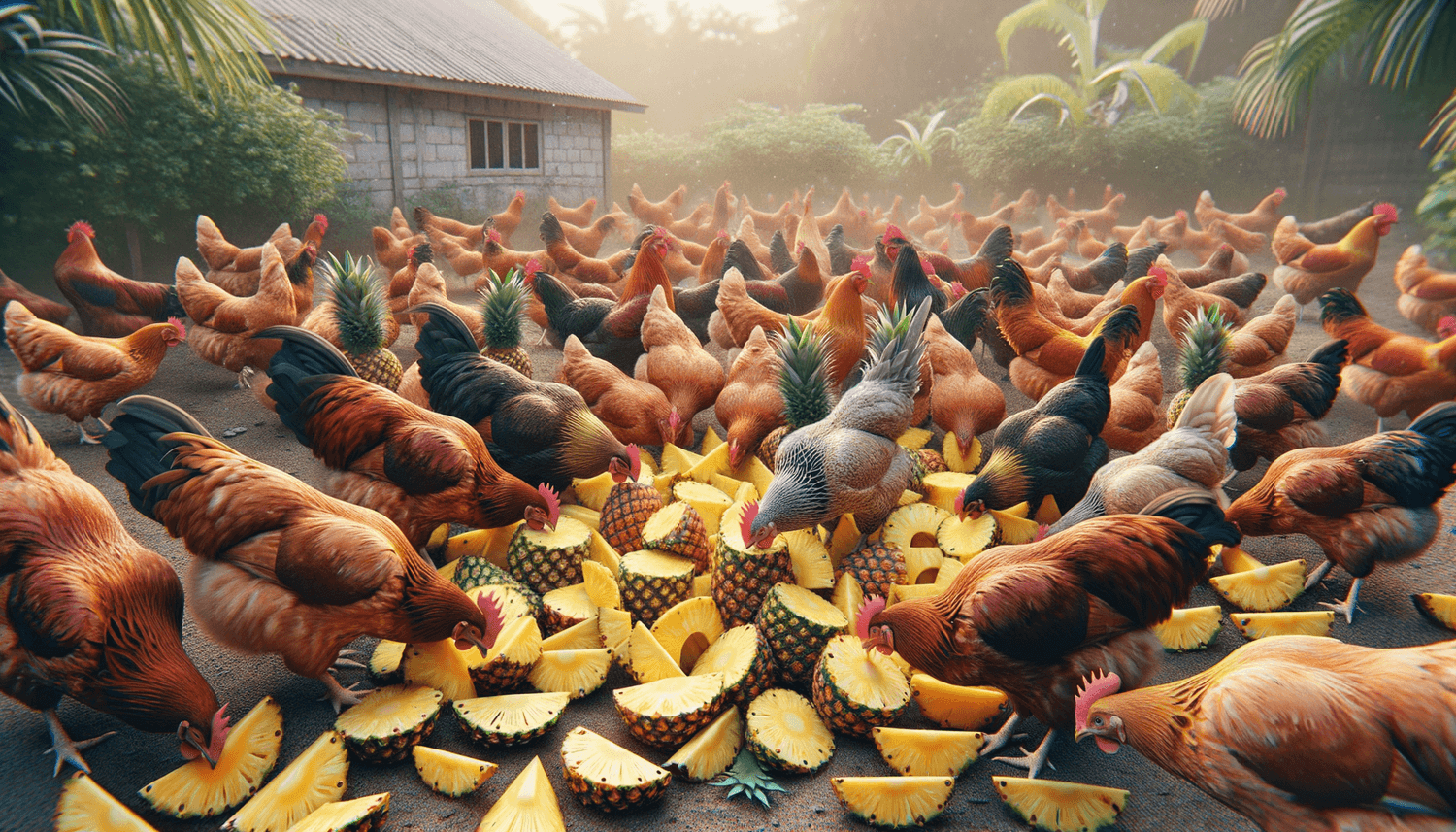 Can Chickens Eat Pineapple Peelings?