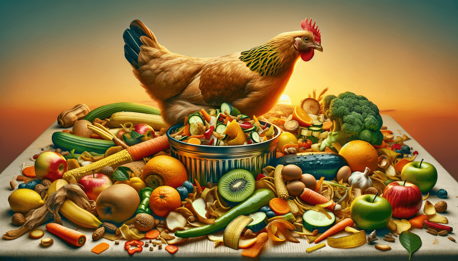 Can Chickens Eat Kitchen Scraps?
