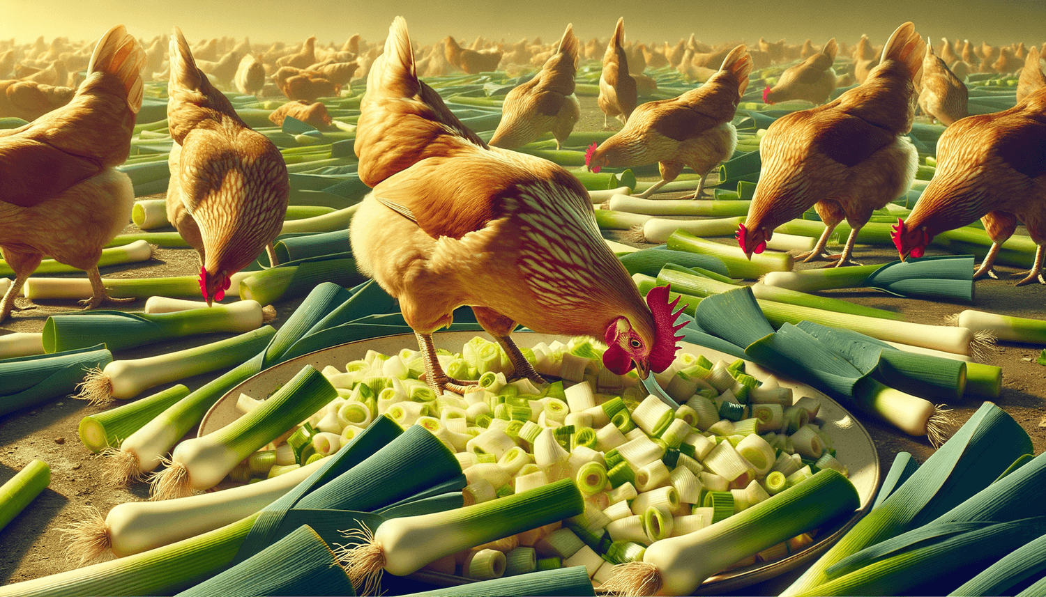 Can Chickens Eat Leek Tops?