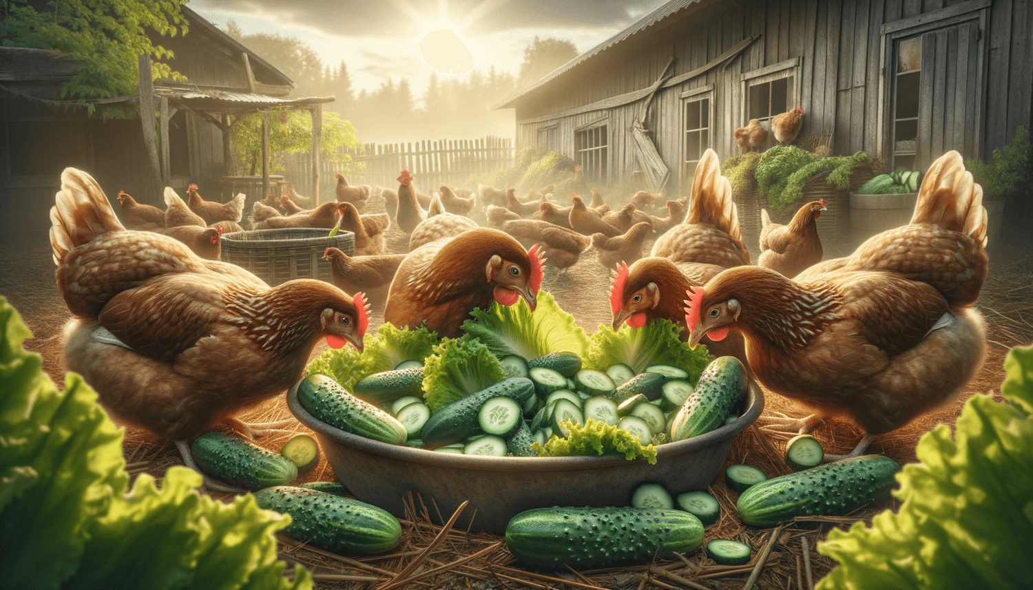 Can Chickens Eat Lettuce and Cucumber?
