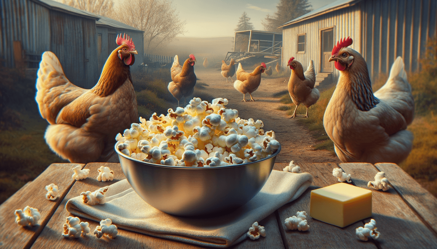Can Chickens Eat Popcorn with Butter?
