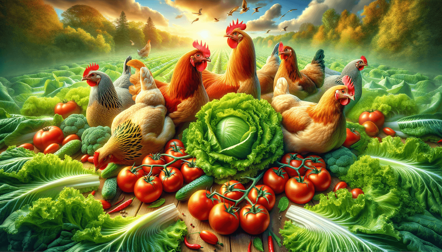 Can Chickens Eat Lettuce and Tomatoes?