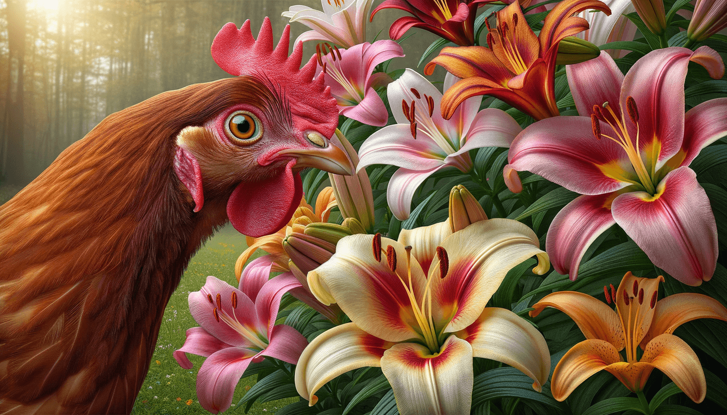 Can Chickens Eat Lilies?
