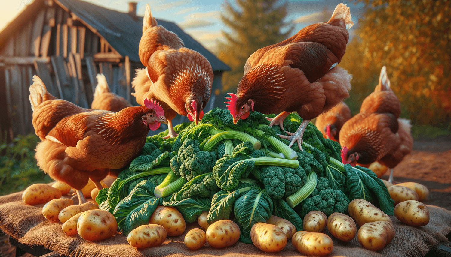 Can Chickens Eat Potato Greens?