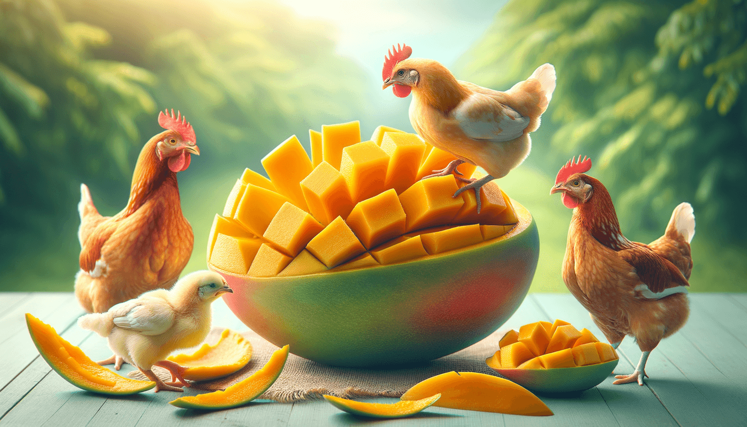 Can Chickens Eat Mango Peel?