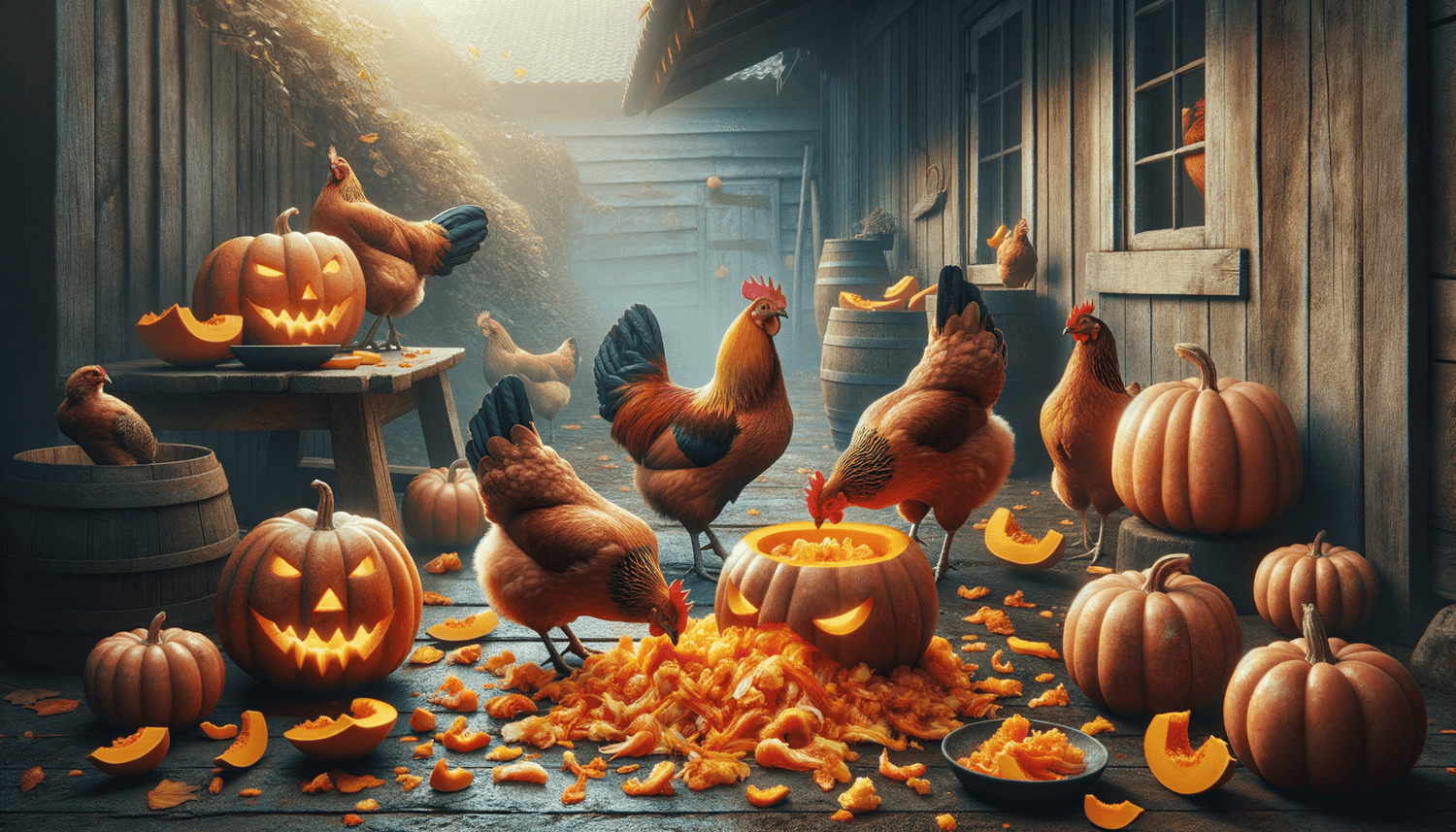 Can Chickens Eat Pumpkin Guts?