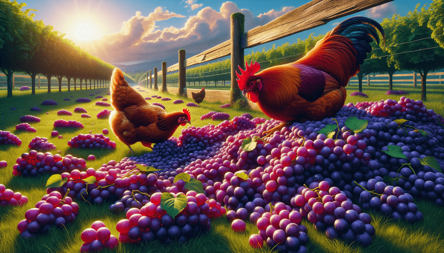 Can Chickens Eat Purple Grapes?