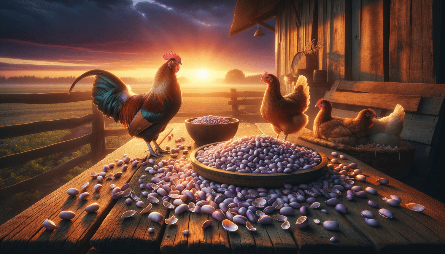 Can Chickens Eat Purple Hull Pea Shells?