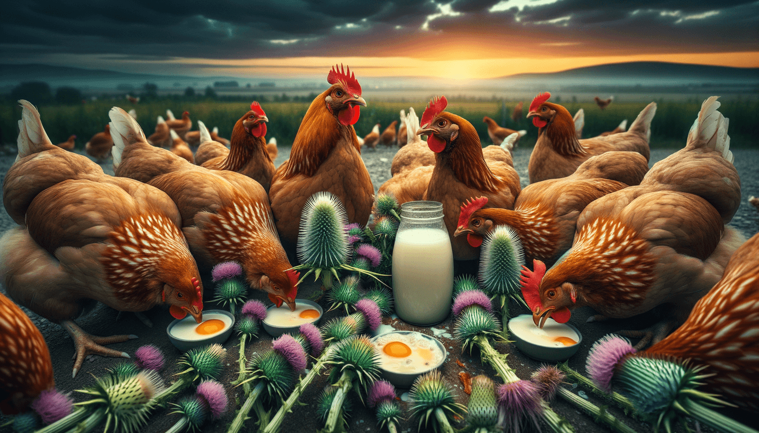 Can Chickens Eat Milk Thistle?