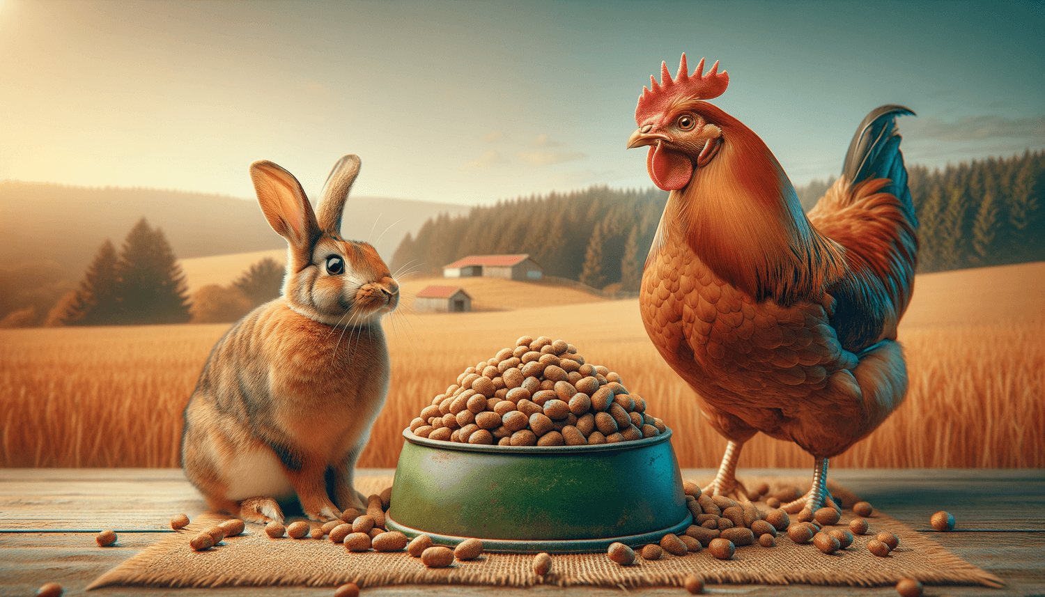 Can Chickens Eat Rabbit Feed?