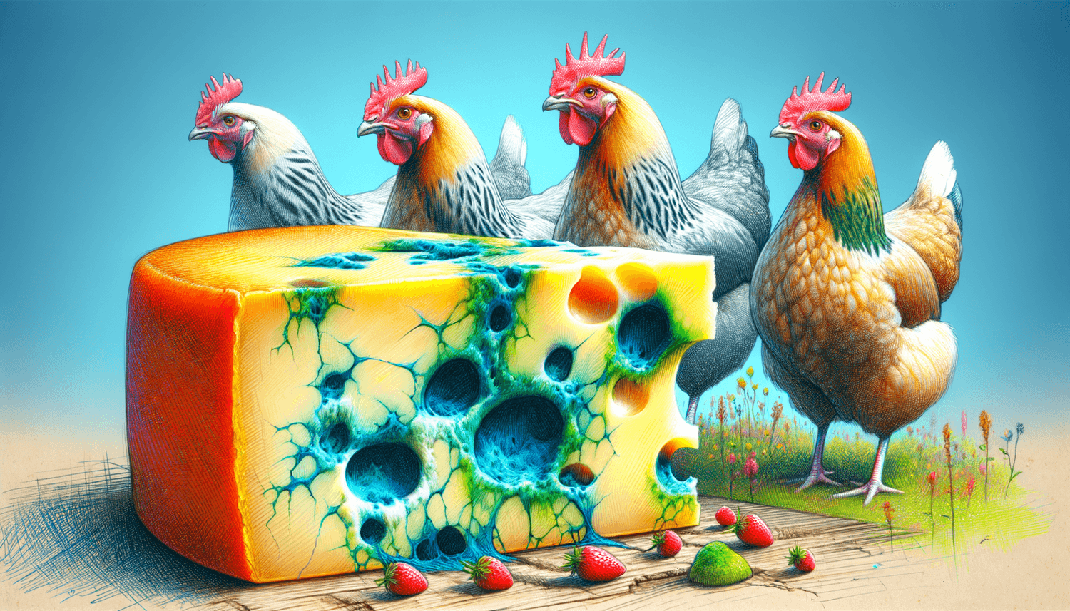 Can Chickens Eat Moldy Cheese?