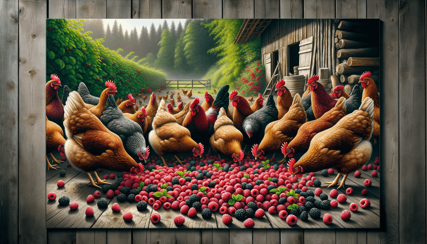 Can Chickens Eat Raspberries and Blackberries?
