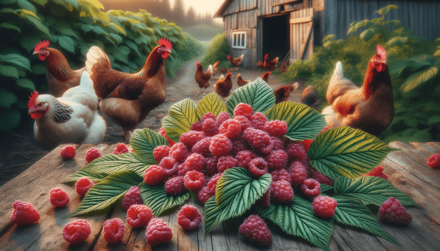 Can Chickens Eat Raspberry Leaves?