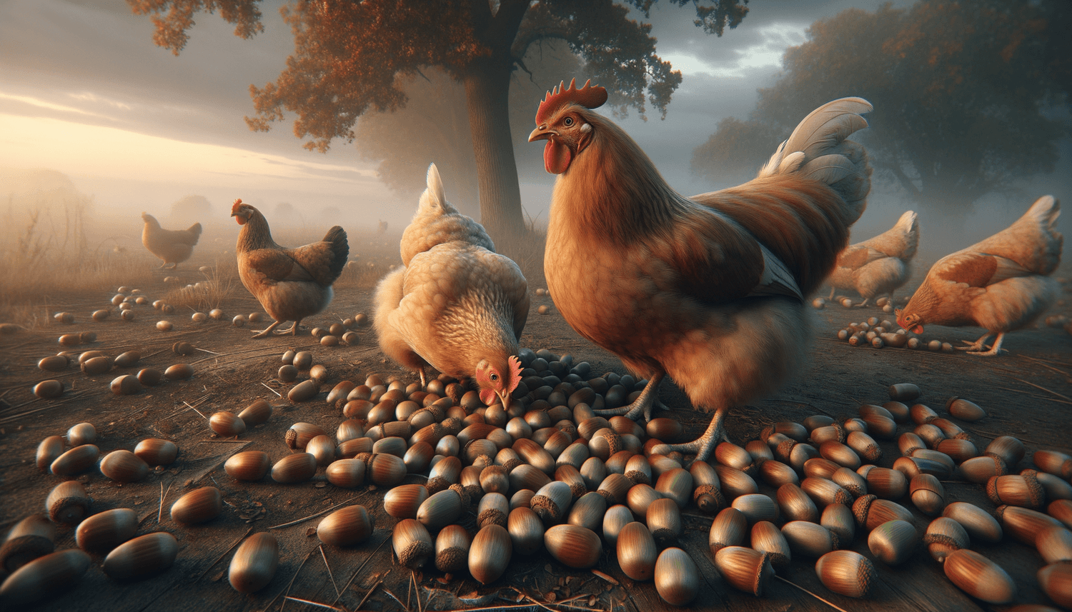Can Chickens Eat Raw Acorns?