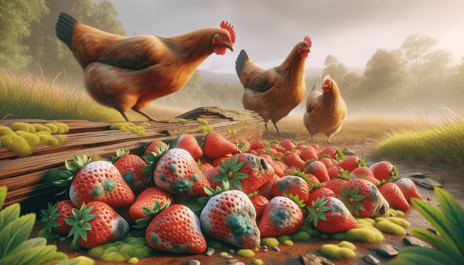 Can Chickens Eat Moldy Strawberries?