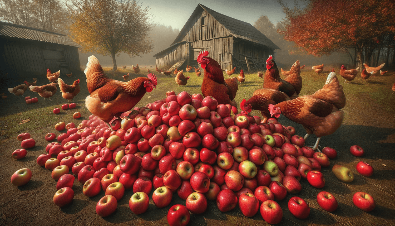 Can Chickens Eat Raw Apples?