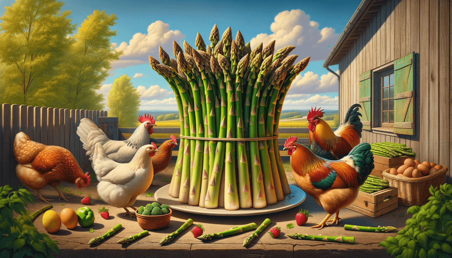 Can Chickens Eat Raw Asparagus?