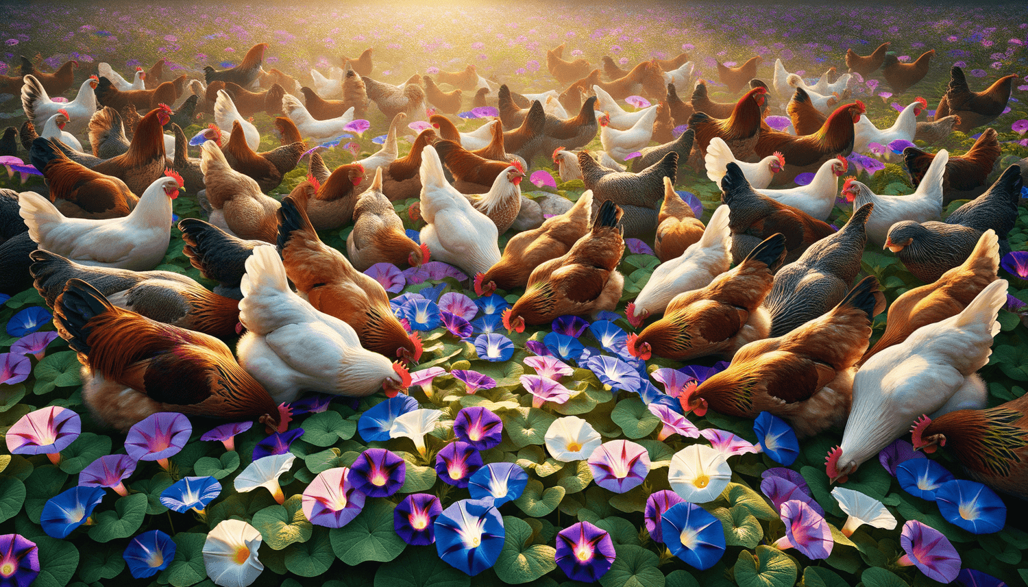 Can Chickens Eat Morning Glories?