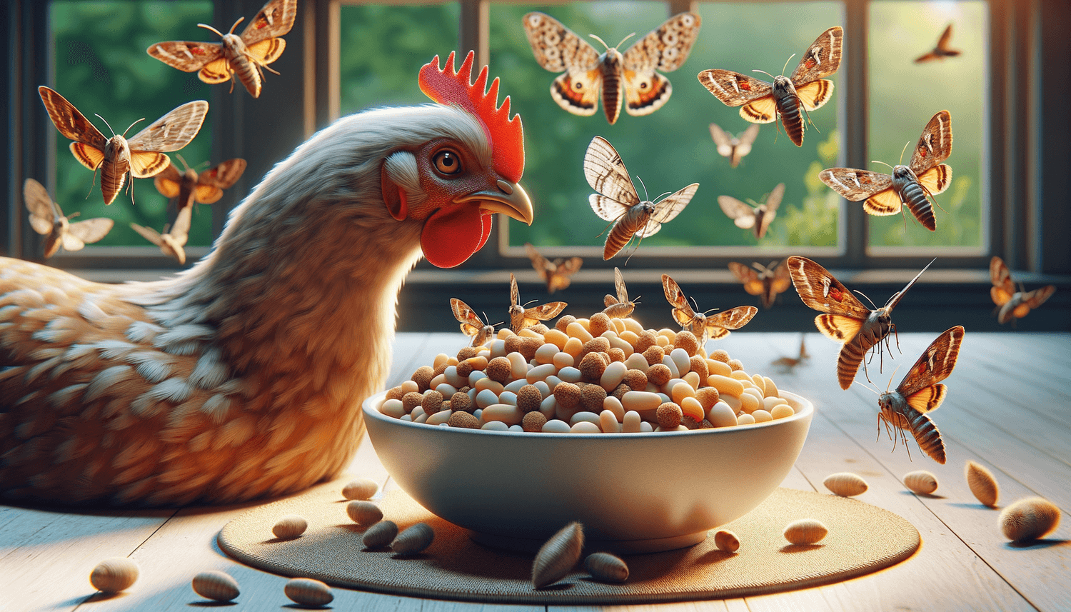 Can Chickens Eat Moths?