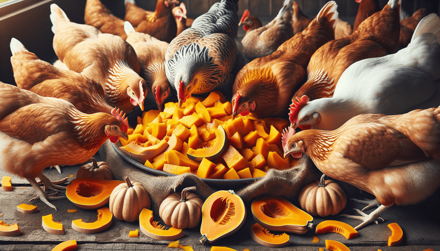 Can Chickens Eat Raw Butternut Squash?