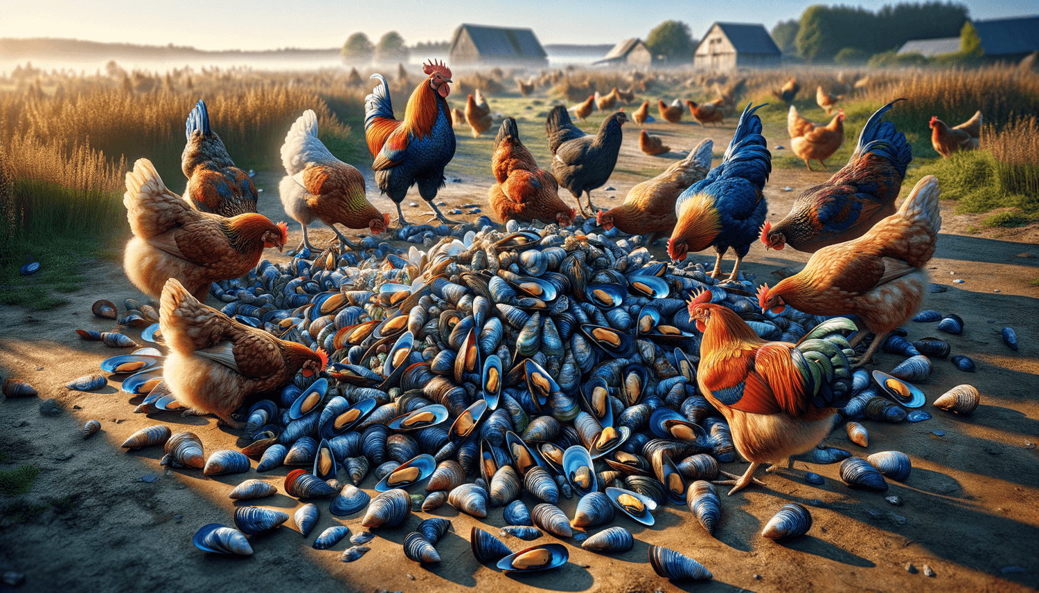 Can Chickens Eat Mussel Shells?