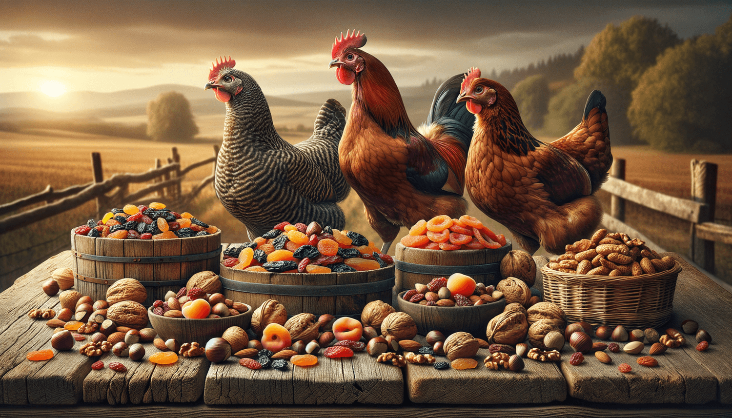Can Chickens Eat Nuts and Dried Fruit?