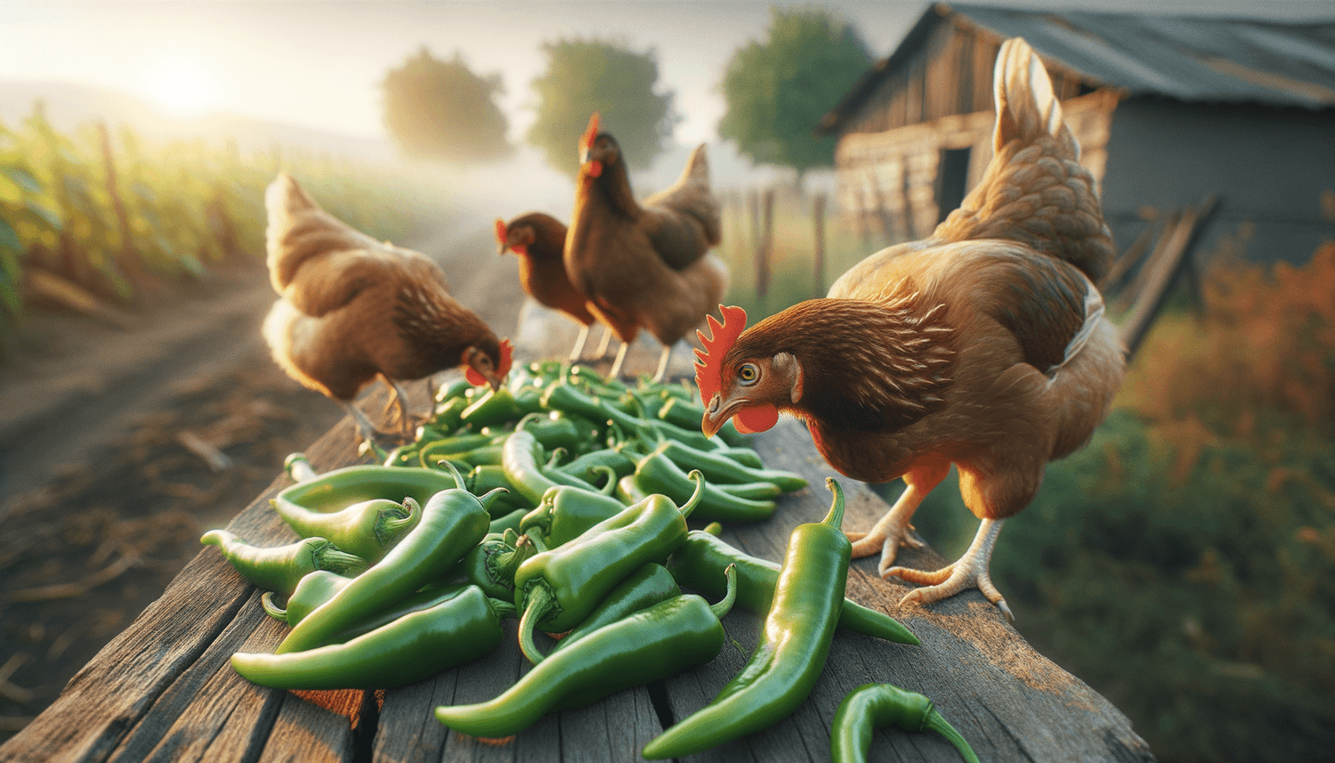 Can Chickens Eat Raw Green Peppers?