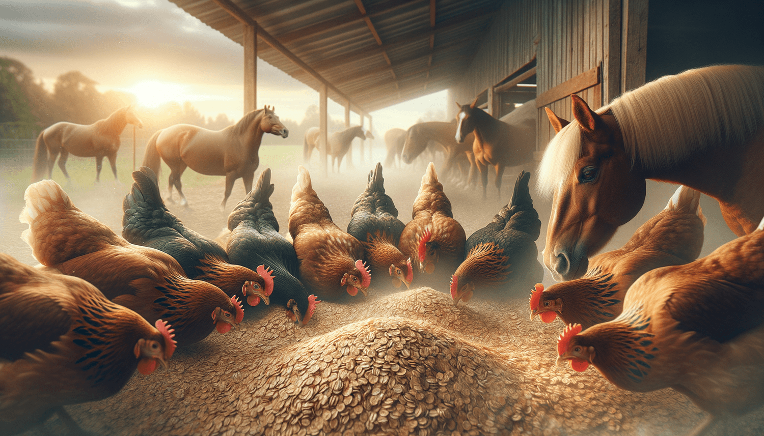 Can Chickens Eat Oats for Horses?