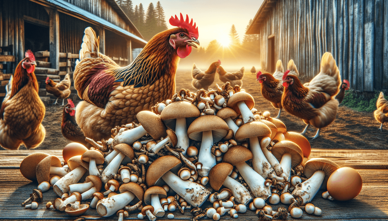 Can Chickens Eat Raw Mushrooms?