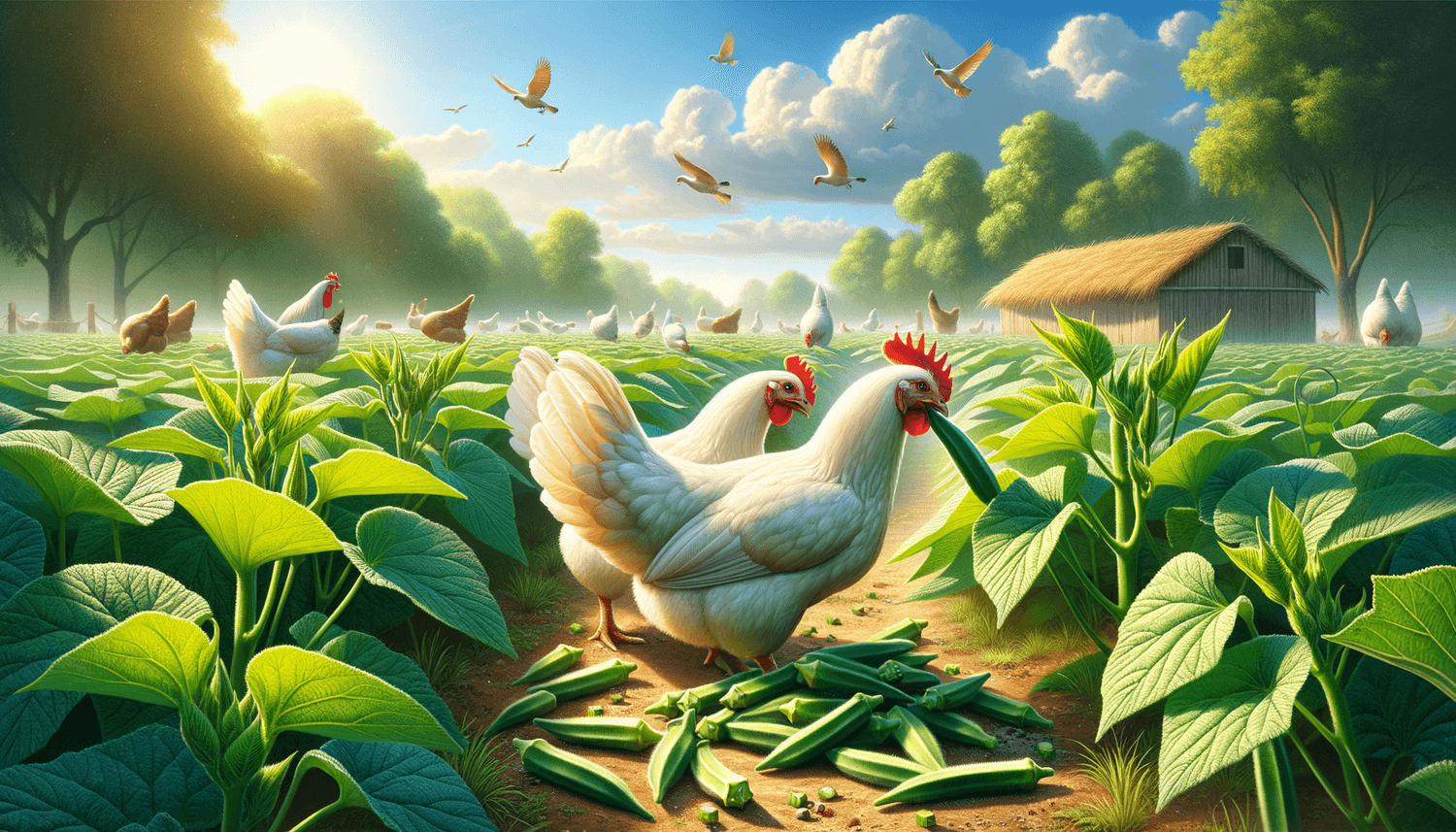 Can Chickens Eat Okra Leaves?