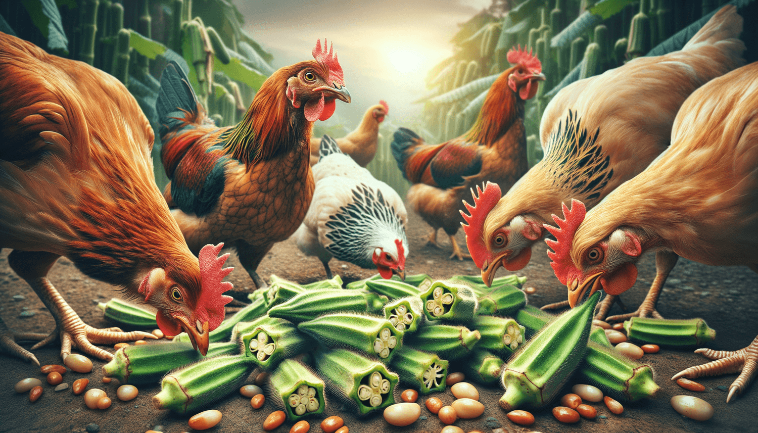 Can Chickens Eat Raw Okra?