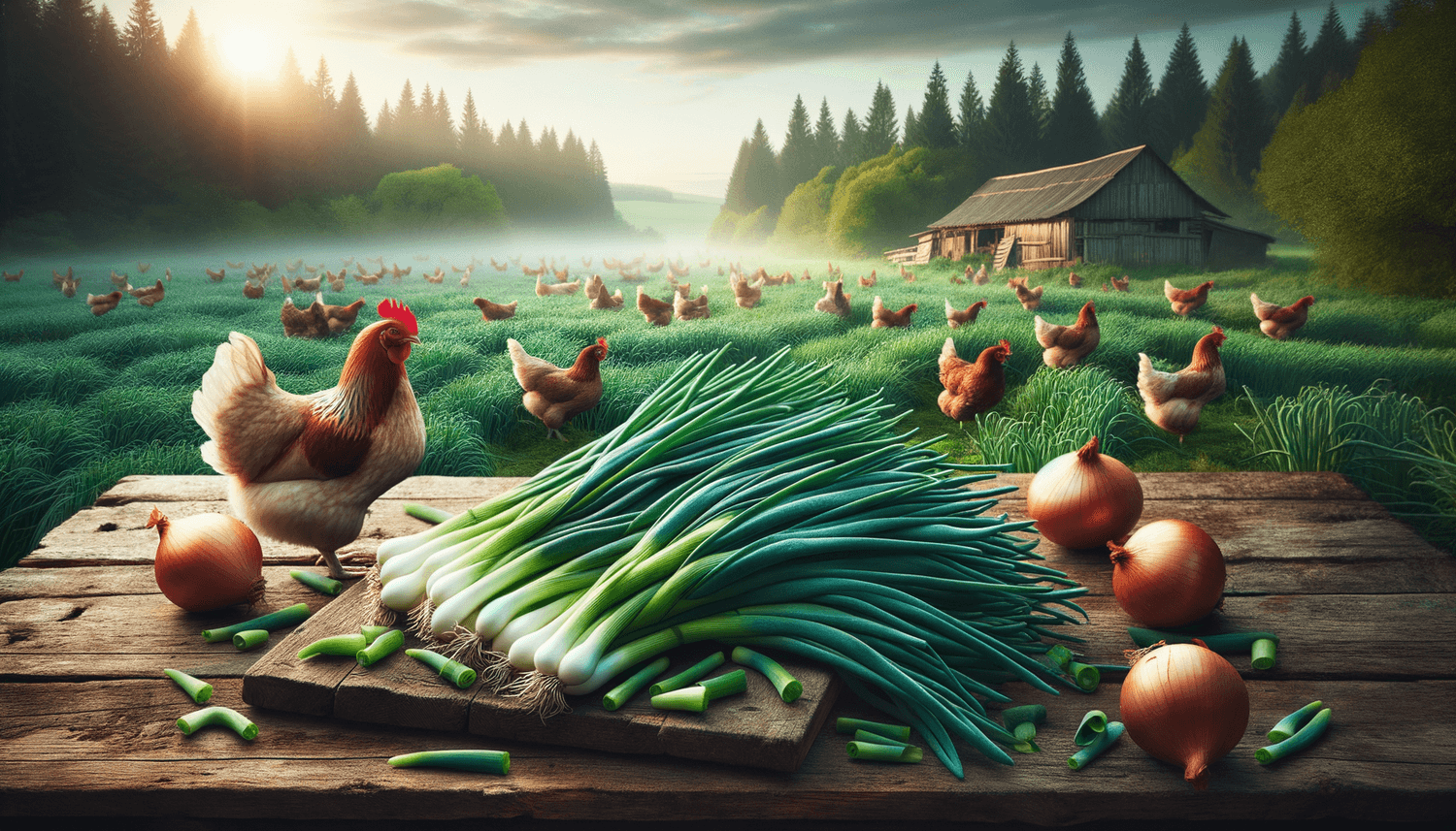 Can Chickens Eat Onion Greens?