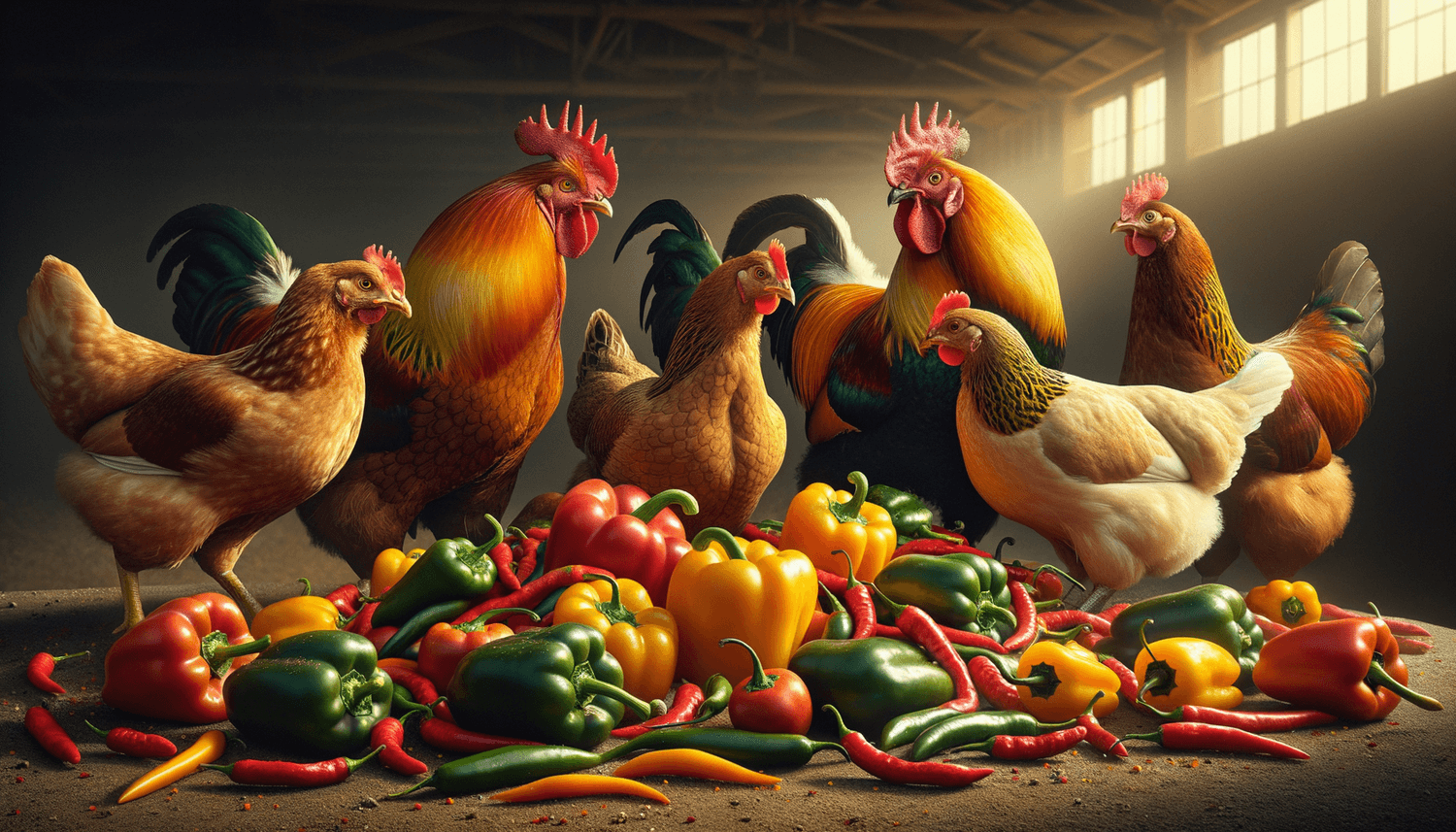 Can Chickens Eat Raw Peppers?
