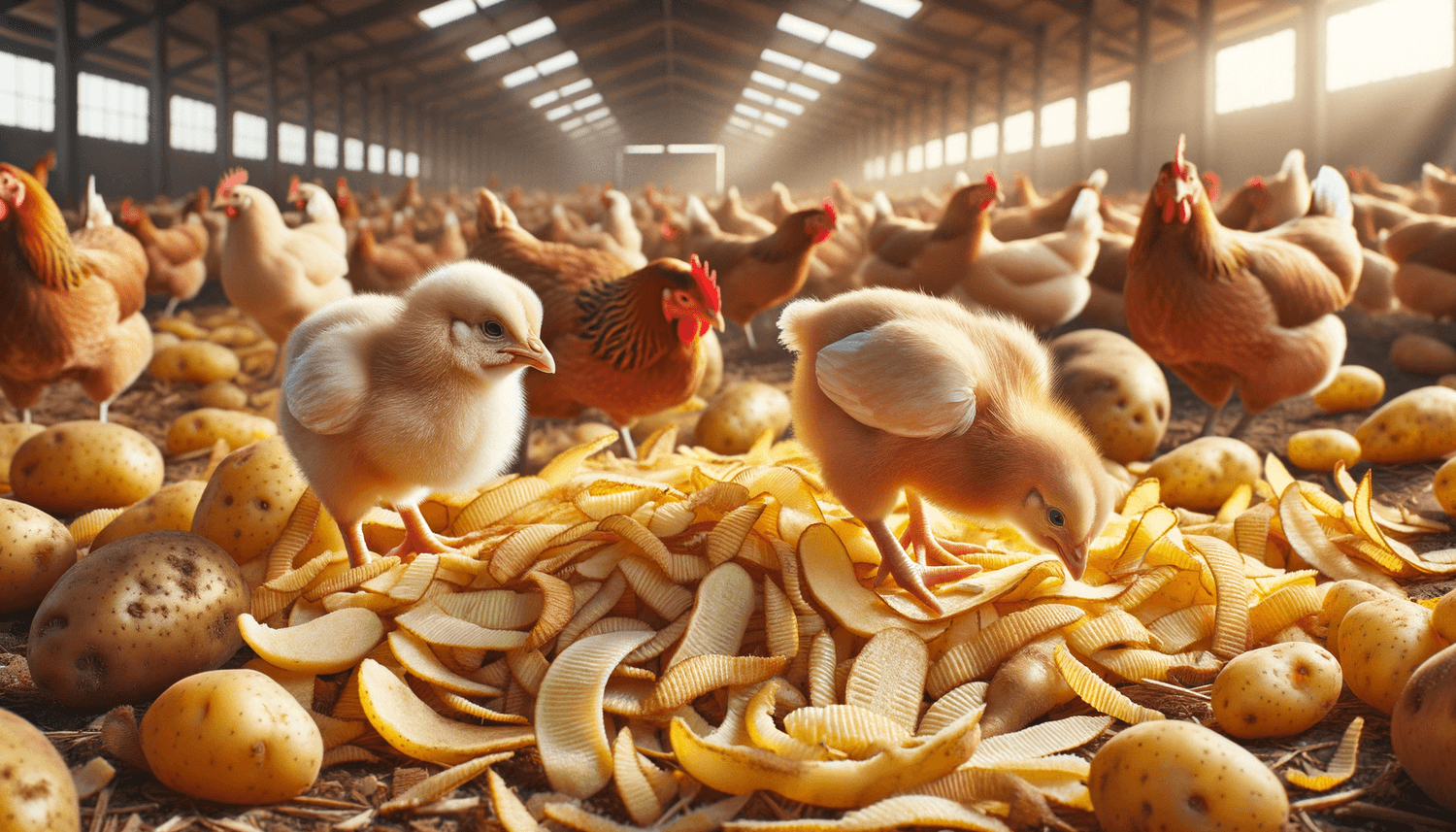 Can Chickens Eat Raw Potato Peelings?