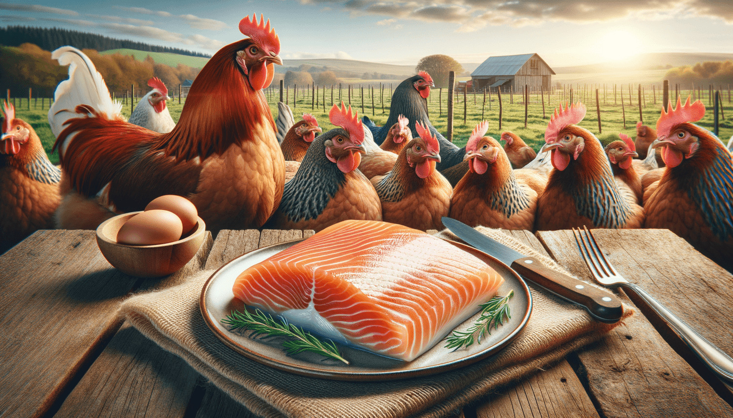 Can Chickens Eat Raw Salmon?