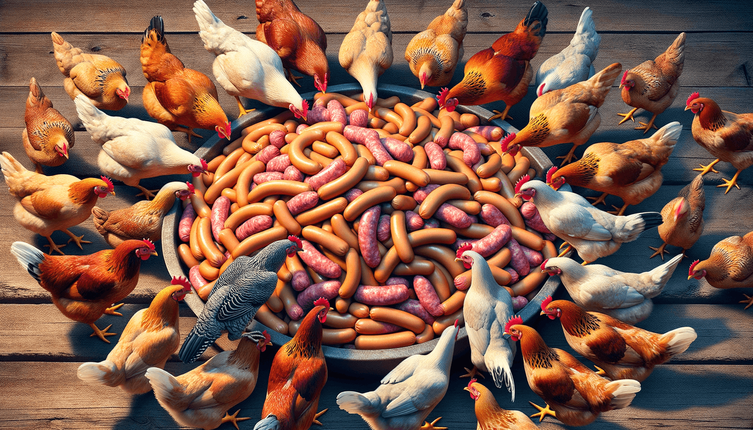 Can Chickens Eat Raw Sausage?