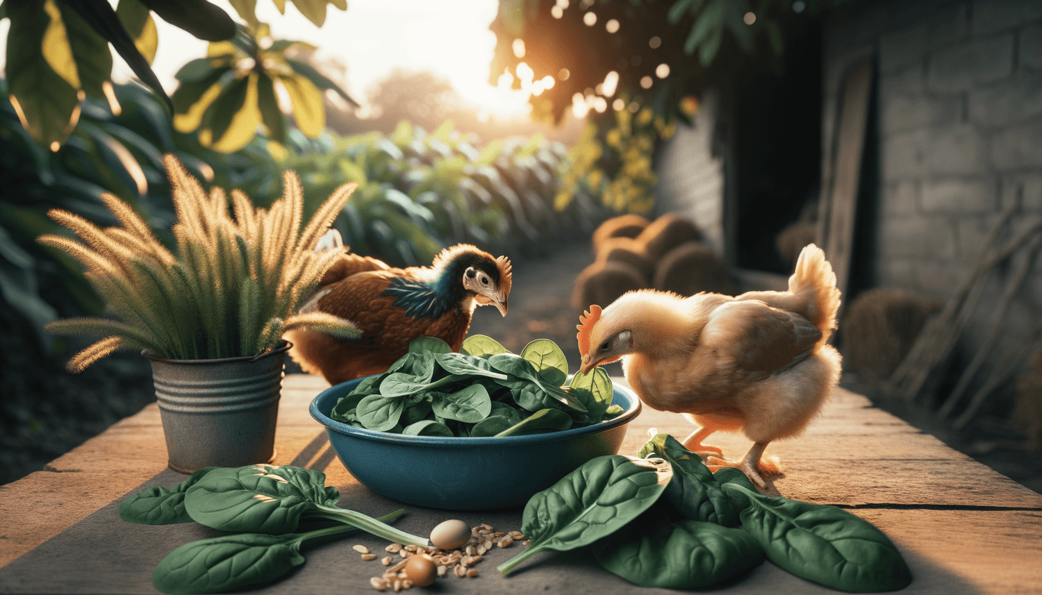 Can Chickens Eat Raw Spinach?