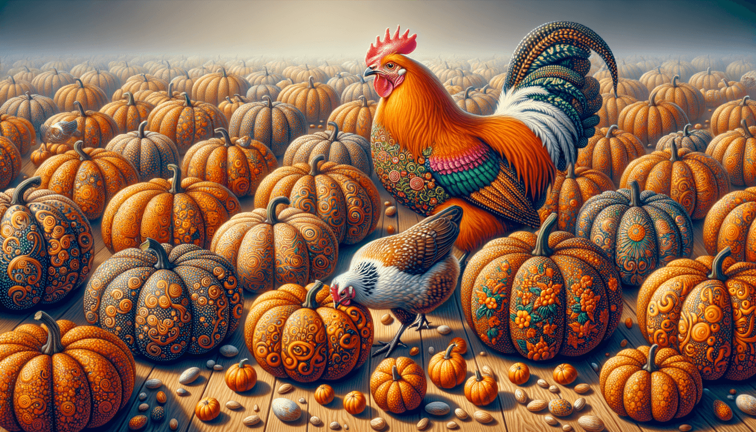 Can Chickens Eat Painted Pumpkins?