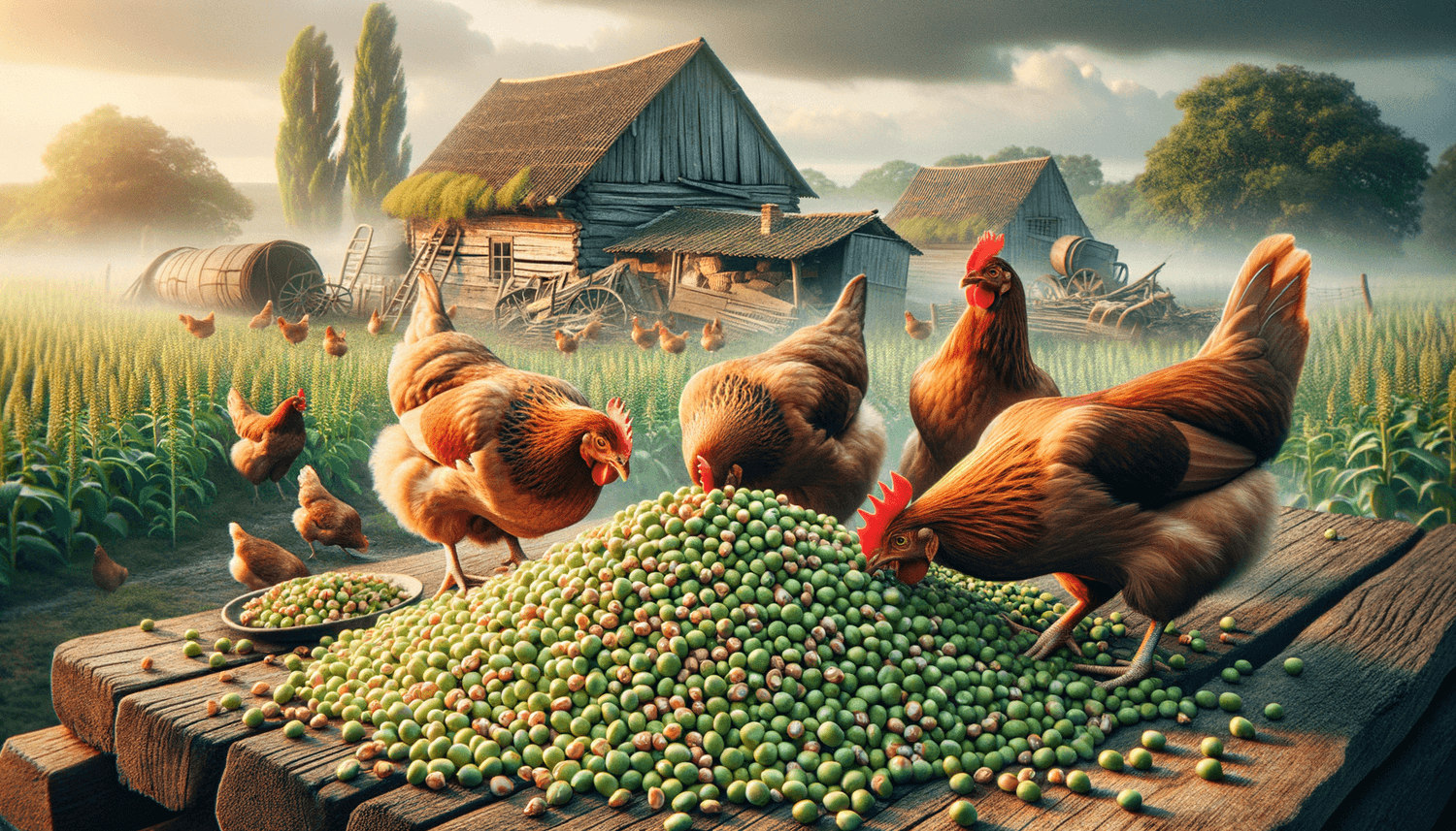 Can Chickens Eat Raw Split Peas?