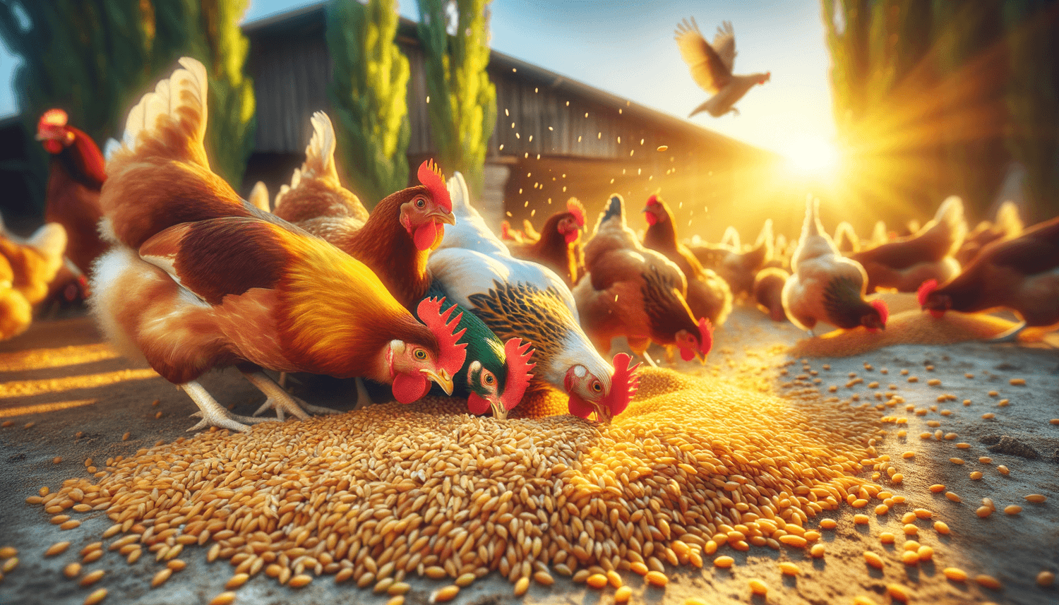 Can Chickens Eat Raw Wheat?
