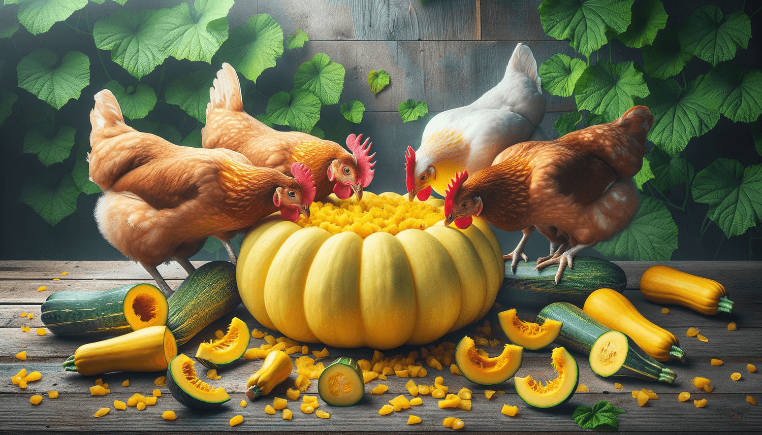 Can Chickens Eat Raw Yellow Squash?