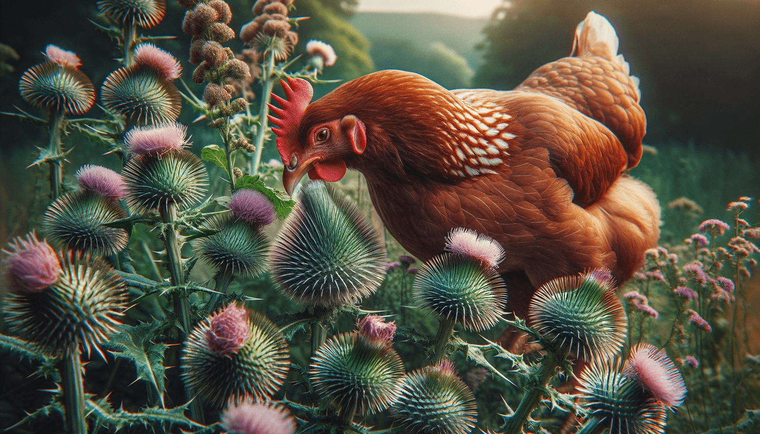 Can Chickens Eat Thistle?